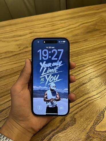 iphone d: IPhone 15, Б/у, 128 ГБ, Черный, Кабель, 77 % — 2