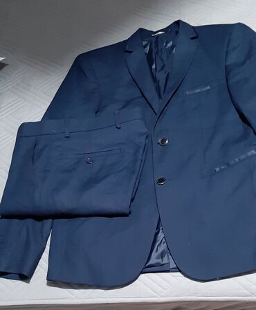 костюм пиджак: Костюм 4XL (EU 48), цвет - Синий
