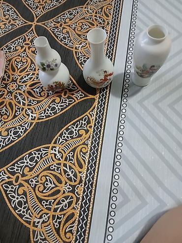 Текстиль: Porcelan dekor dəsti - 3 ədəd kiçik dekorativ güldan: fərqli formalar — 2