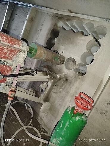 Beton işləri: #Betonkesme #betondeşmə Beton kubik kərpic - dən kəsim deşim — 24