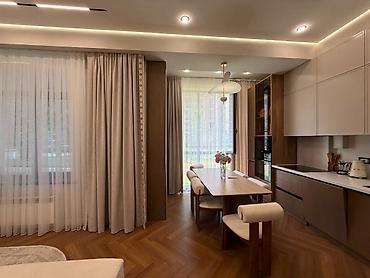 елисейское поле: 3 комнаты, 75 м², Асанбай мкр Элитка, 1 этаж, Дизайнерский ремонт — 7