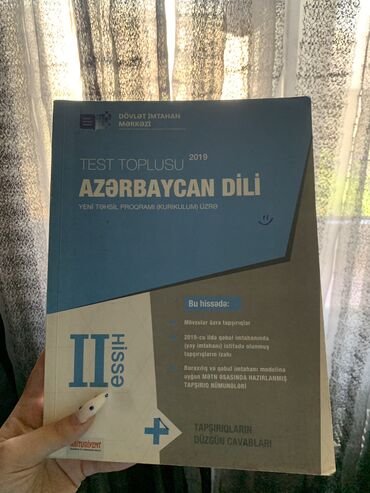 azərbaycan dili test toplusu 2 ci hissə pdf 2019: Azerbaycan dili test toplusu 2 ci hisse
