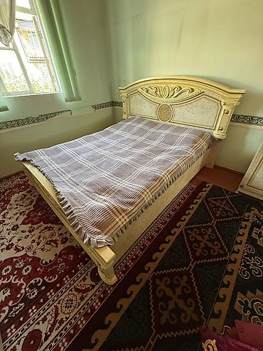 Дом и сад: Спальный гарнитур, Б/у, Двуспальная кровать, Платная доставка, цвет - Бежевый — 3