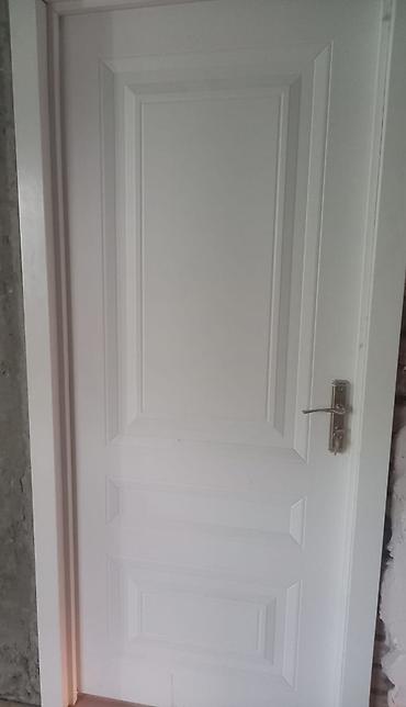 sekerbura sekilleri: Ağ rəngli daxili otaq qapısı - Material: MDF/taxta əsaslı panel — 2