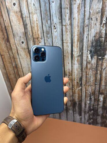 кухонные оборудование бу: IPhone 12 Pro Max, Колдонулган, 256 ГБ, Көк, Заряддоочу түзүлүш, Коргоочу айнек, Каптама, Бөлүп төлөө менен, 80 %