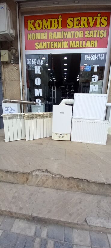 kobi radiatoru: İşlənmiş Kombi Bosch 24 kVt, Ünvandan götürmə, Ödənişli quraşdırma, Zəmanətli, Kredit yoxdur