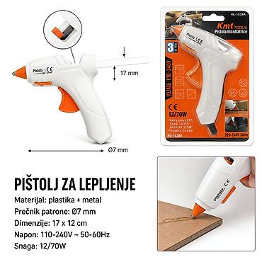 KMT 3 7v pištolj za sivi 9369551 Praktičan pištolj za vruće lepljenje