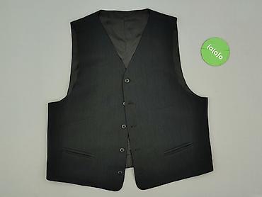 pull i bear bluza: Męska kamizelka garniturowa, klasyczna - Krój: jednorzędowa, zapinana — 2
