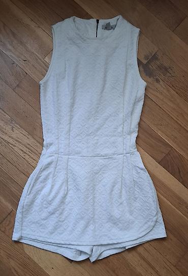 комбинезон tyvek: Комбинезон, Zara, S, цвет - Белый — 1