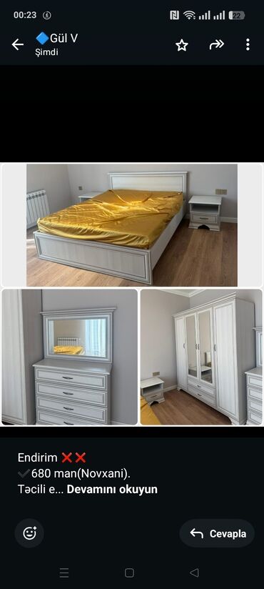 metbex ucun stol ve stullar: Endirim ❌❌ ✔️680 man(Novxani). Təcili evden çıxmalıdır‼️. Yataq