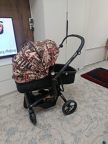 Прогулочная коляска с большим капюшоном и амортизированной рамой - at lalafo.kg Прогулочная коляска с большим капюшоном и амортизированной рамой -