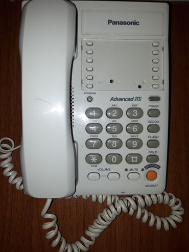telefon islenmis: Stasionar telefon Panasonic, Simli, İşlənmiş, Ünvandan götürmə