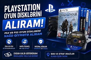 PlayStation oyun disklərini alıram! - PS4 və PS5 bütün oyun diskləri lalafo.az -da PlayStation oyun disklərini alıram! - PS4 və PS5 bütün oyun diskləri