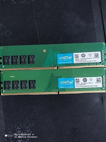 Оперативная память (RAM) для ПК: Оперативная память (RAM) для ПК, Новый, Crucial, 16 ГБ, DDR4, 2666 МГц — 1