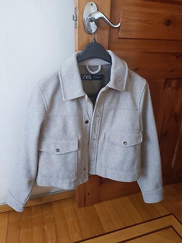 cins jaket: ZARA qadın jaketi - Model: qısa kəsimli, klassik yaxalı - Rəng: açıq — 1