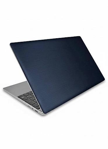 notebook: Наклейка на крышку ноутбука виниловая — Текстура «Шлифованный металл» — 3