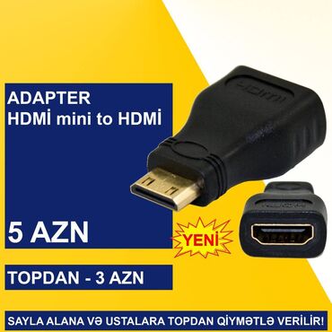 Digər kompüter aksesuarları: Hdmi̇ adapterlər sayla alana və ustalara topdan qi̇ymətlə veri̇li̇r! — 4
