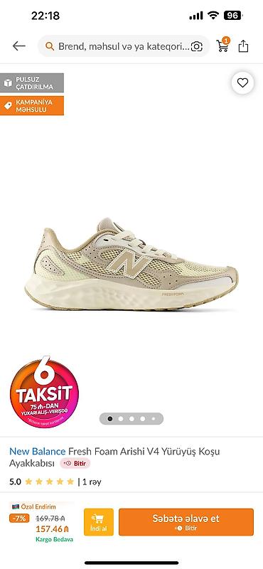Qadın ayaqqabıları: New Balance, Ölçü: 39, rəng - Ağ, Yeni — 1