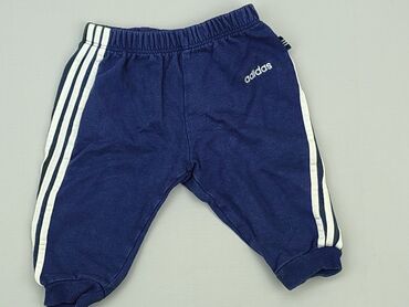 legginsy ocieplane chłopięce: Sweatpants, Adidas, 3-6 months, condition - Very good