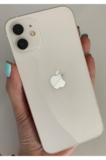 Apple iPhone: IPhone 12, Б/у, 64 ГБ, Белый, 80 %