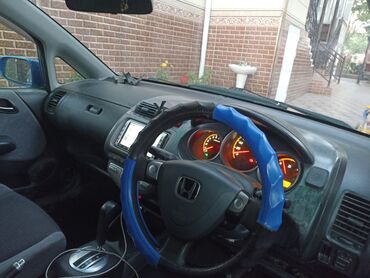 машины фит: Honda Fit (Jazz) хэтчбек, правый руль, синие кузов и зеркала с