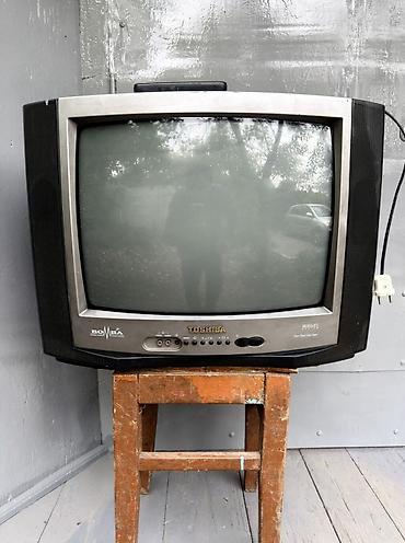 большой тошиба телевизор: Телевизор кинескопный Toshiba Colour TV, модель 20N3XM вместе с — 1