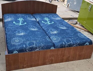 krovat transformer: İşlənmiş, İkinəfərlik çarpayı, Matras ilə