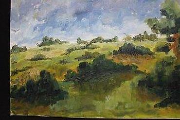 box: SLIKA PEJZAŽ, IMPRESIONIZAM, ULJE NA PLATNU, 40 X 50 | Slika sa — 8