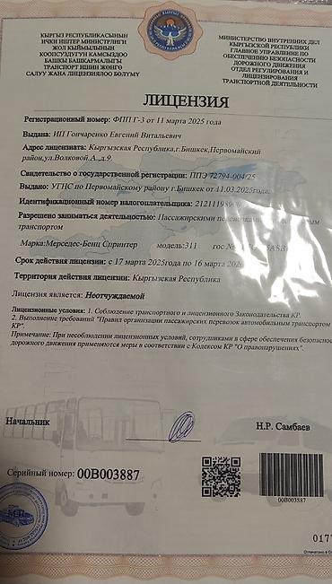 под выкуп спринтер: Бус спринтер на заказ поездки в горы туры по кыргызстану — 4