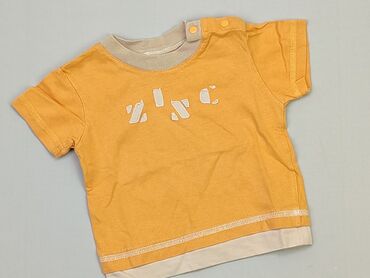 pomarańczowa koszulka dla dziewczynki: Koszulka, 3-6 m, stan - Dobry