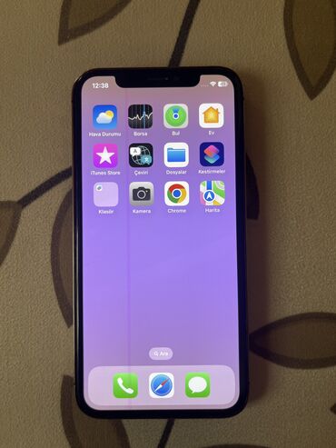 Apple iPhone: IPhone X, 64 GB, Ağ, Face ID