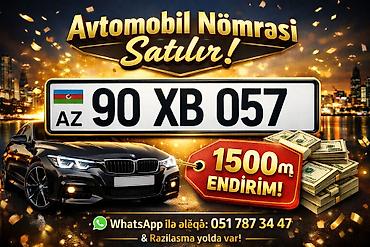 Avtomobil nömrəsi satılır: AZ 90 XB 057 - Seriya: 90 XB 057 - Ölkə