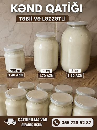 Qida məhsulları: Məhsul: Kənd qatığı – təbii və ləzzətli - Ev üsulu ilə mayalanmış — 3
