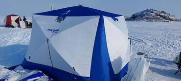 зимние палатки для рыбалки: Продаю палатку пульсар 4т лонг, в комплекте с полами татами 3см, с