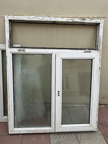 plastik qapi gence: Plastik pəncərə bloku - Material: ağ rəngli PVC profil - Komplekt — 1