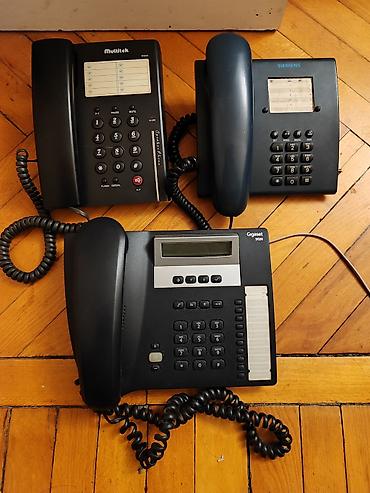 Stasionar telefon Gigaset, Simli, İşlənmiş