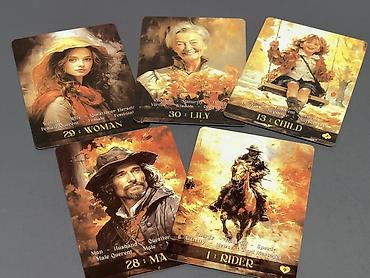 səs kartları: Məhsul: “Le AUTUMN – 36 Lenormand Cards” kart dəsti - Mövzu: Payız — 2