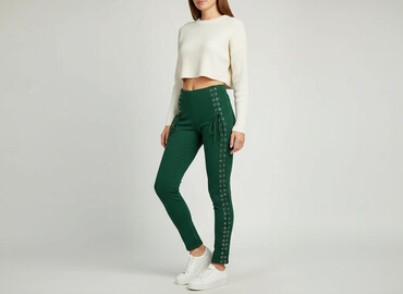 legginsy z zapiętkami reserved: Брюки жіночі, розмір S