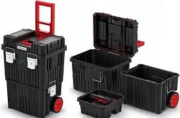 Ostali molersko-građevinski alati i oprema: Modularna kutija za alat sa točkićima i teleskopskom ručkom - — 24