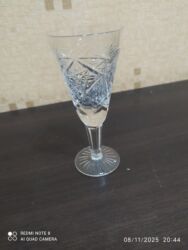 şüşə qab: Qədəhlər, rəng - Ağ, Şüşə