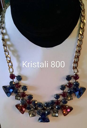 srebrna ogrlica sa krsticem: Pearl necklace, Handmade, Material: Amber