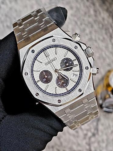 garmin часы мужские цена: Часы Seiko хронограф (кварц), стальной браслет ( люкс копия ) - — 3