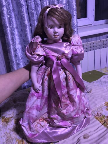 фарфоровые статуэтки германия антиквариат: Кукла фарфоровая из Германии.Рост 55 см,в хорошем