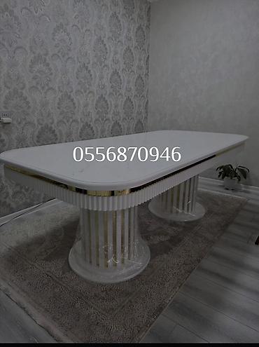 ders masa: Qonaq masası, Yeni, Açılan, MDF, Oval masa — 1