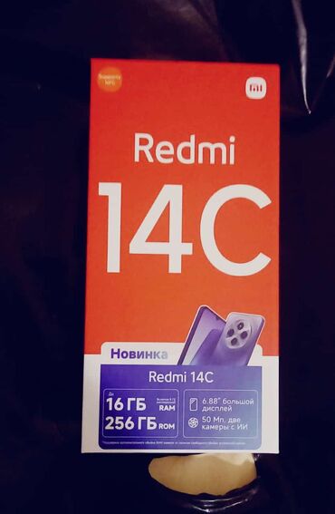 xiaomi redmi note 6 pro qiymeti: Xiaomi Redmi 14C, 256 GB, rəng - Qara, 
 İki sim kartlı, Sənədlərlə, Zəmanət