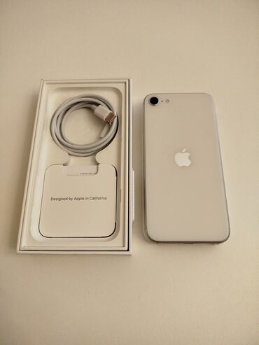 чехол для айпад: IPhone SE 2022, 64 GB, Ağ
