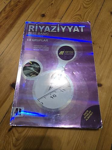 Testlər: Araz yayınlarının riyaziyyat test bankı yenidir heç bir tez işlenmeyib — 1