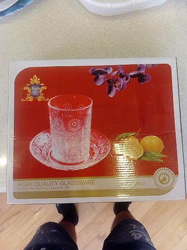 samovar 10 litre: Çay dəsti, Şüşə, 6 nəfərlik — 2