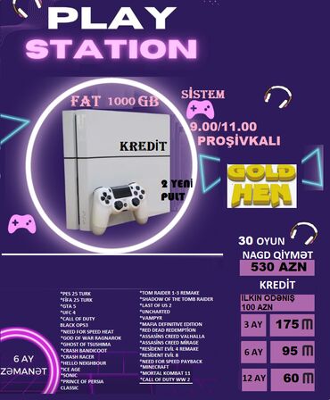 PS4 (Sony Playstation 4): PlayStation 4 prosivkali modeller Üstünlüyü -İstediyiniz zaman