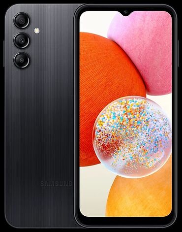 Samsung: Samsung Galaxy A14, Б/у, 64 ГБ, цвет - Черный, 2 SIM